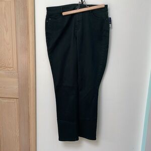 New NYDJ Skinny Legging Jeans 14 In Dark Green